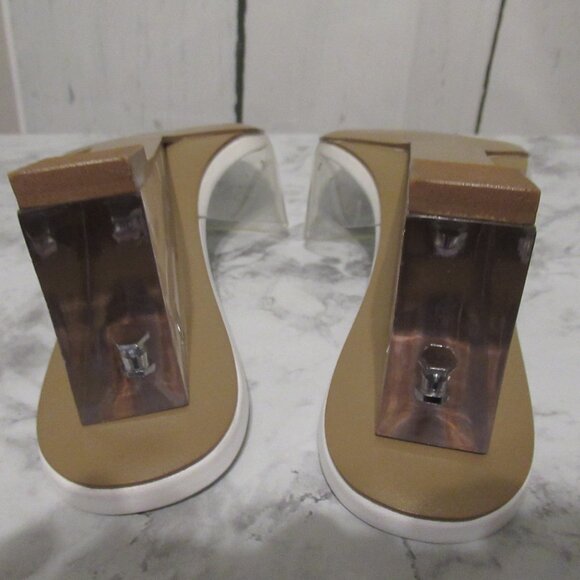 Raye Ani Wedge Sandals Clear White Lucite Revolve - Picture 9 of 10